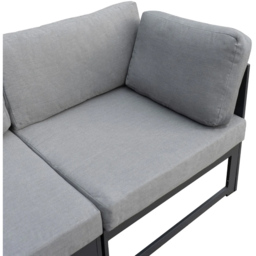 MonsterShop Modular Garden Furniture Set with Fire Pit - Grey - Wilko - thumbnail 6