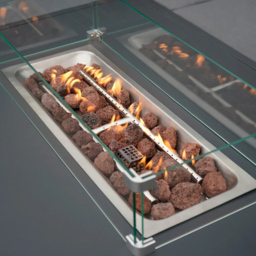 MonsterShop Modular Garden Furniture Set with Fire Pit - Grey - Wilko - thumbnail 5