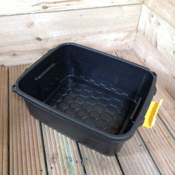 Samuel Alexander 24L Storage Box with Clips 6 Pack - Size: 20 x 38 x 50cm - Black - Wilko - thumbnail 7