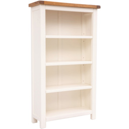 Lovere 4 Shelf Off White Bookcase - Wilko - thumbnail 4