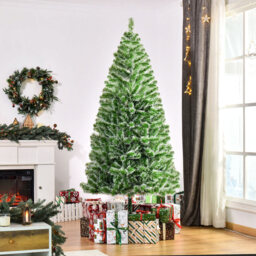 Everglow Green Christmas Tree with Metal Stand 6.8ft - Size: 7ft - Wilko - thumbnail 3