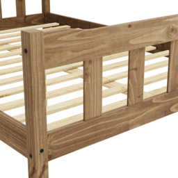 Havana King Size Pine Bed Frame - Brown - LPD Home - Wilko - thumbnail 6