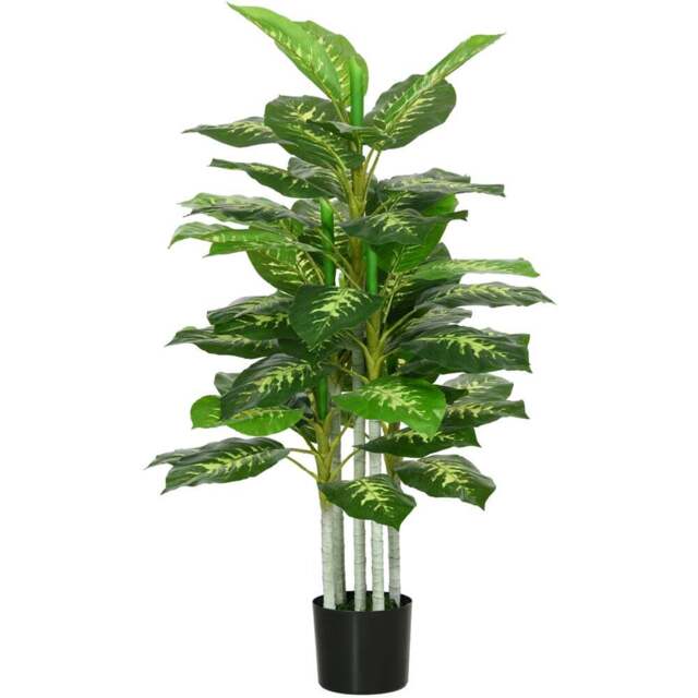 Portland Artificial Flora Tree in Pot - Size: 120 x 17 x 17cm - Green - Wilko - image 1
