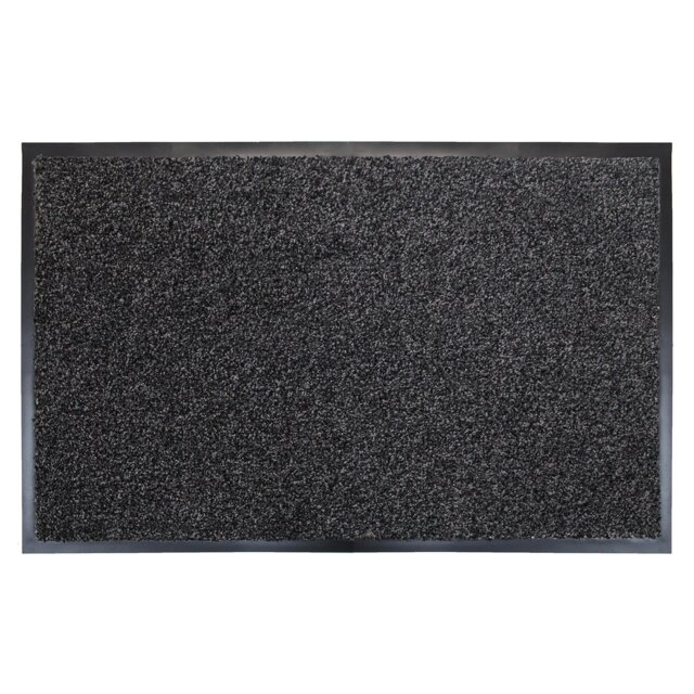 Primeur Black Barrier Doormat 60 x 40cm - Wilko - image 1
