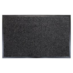 Primeur Black Barrier Doormat 60 x 40cm - Wilko - thumbnail 1
