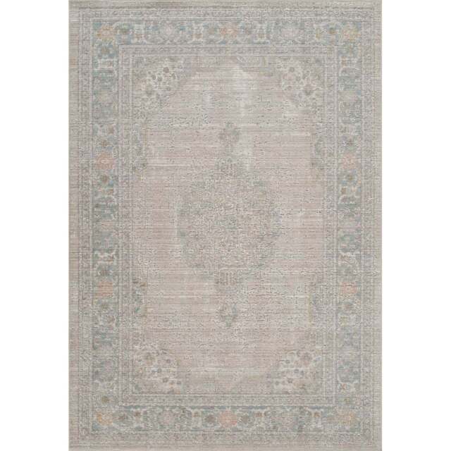 Desire Rugs Maia Beige Orchid Floral Non Slip Rug 200 x 300cm - Cream - Wilko - image 1