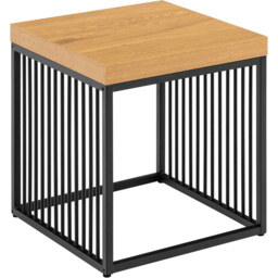 Florence Strington Black and Oak Side Table - Furniture To Go - Wilko - thumbnail 3