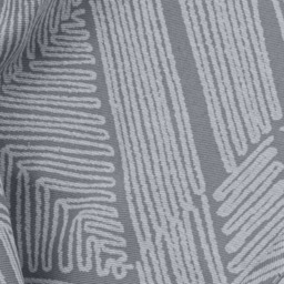 Alan Symonds Silver Geometric Aztec Print Blackout Ring Top Eyelet Curtains 168 x 229cm - Size: W 168 x D 229cm - Wilko - thumbnail 7