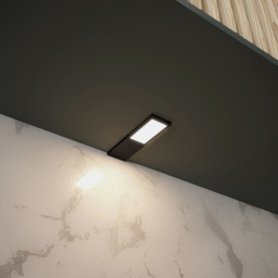 Sorrelis Feylin TriGlow Black Rectangle 3 Cabinet Light Kit - Size: 0.68 x 5 x 17.5cm - Wilko - thumbnail 3