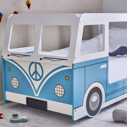 Julian Bowen Campervan Light Blue Bed - Size: Toddler - Wilko - thumbnail 7