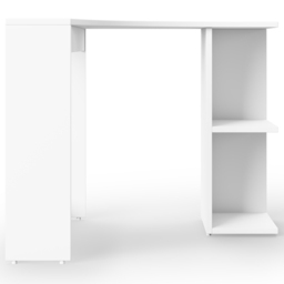 Alphason Chesil 2 Shelf Corner Office Desk White - Size: 75 x 89 x 89cm - Wilko - thumbnail 4