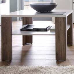 Florence Toronto Single Shelf Coffee Table - White - Furniture To Go - Wilko
