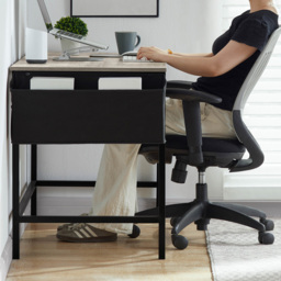 VIDA DESIGNS Brooklyn Grey Large Computer Desk - Wilko - thumbnail 5