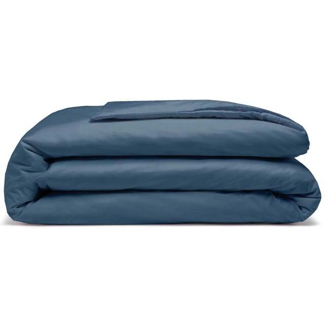 Serene King Size Navy Duvet Cover - Blue - Wilko - image 1