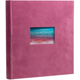 Exacompta Old Pink Photo Album 60 Sheets 300 Photos - Size: 4.7 x 30.3 x 32.8cm - Wilko - thumbnail 1
