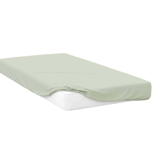 Serene Super King Apple Deep Fitted Bed Sheet - Green - Wilko - image 1