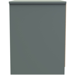 Crowndale Las Vegas 2 Drawer Reed Green Bedside Table Ready Assembled - Wilko - thumbnail 5