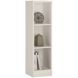 Florence 4 You 3 Shelf Pearl White Medium Narrow Bookcase - Furniture to Go - Wilko - thumbnail 3