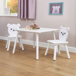 Liberty House Toys Bear Table and Chair Set - White - Wilko - thumbnail 7