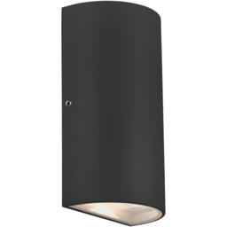 Nordlux Rold Black Round Wall Light - Size: 16 x 9 x 16cm - Wilko - thumbnail 3