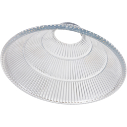 Happy Homewares Ridged Cone Shape Glass Pendant Shade - Size: 19 x 25 x 25cm - Clear - Wilko - thumbnail 7
