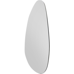 The Lacuna Frameless Wall Mirror 120 x 50cm - Black - MirrorOutlet - Wilko - thumbnail 4