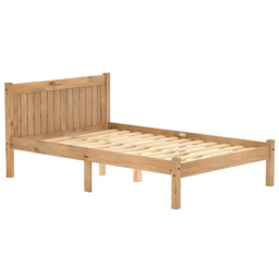 Rio Double Brown Bed - Birlea - Wilko - thumbnail 3