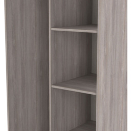 Crowndale Hong Kong 5 Shelf Grey Oak Tall Open Wardrobe Ready Assembled - Size: 197 x 77 x 53cm - Wilko - thumbnail 6