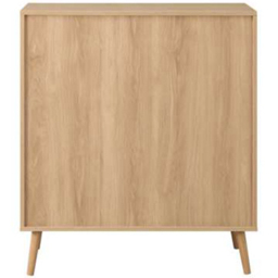 Croxley 5 Drawer Oak Rattan Chest of Drawers - Brown - Birlea - Wilko - thumbnail 6