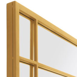 MirrorOutlet The Tabula Gold Metal Window Outdoor Garden Wall Mirror 180 x 90cm - Size: 180 x 90 x 3cm - Wilko - thumbnail 7