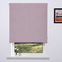 Trends Textured Blackout Roller Blinds Pink 120cm - Trend Blinds - Wilko