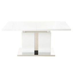 Marcellini Extending Dining Table White - Wilko - thumbnail 4