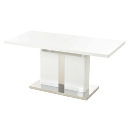 Marcellini Extending Dining Table White - Wilko - thumbnail 3