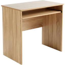Home Source Newport Oak Effect Space Saving Office Desk - Size: 75 x 80 x 40cm - Brown - Wilko - thumbnail 3