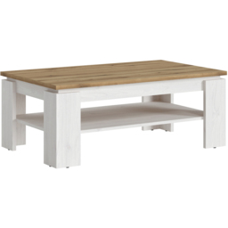 Florence Celesto White and Oak Coffee Table - Size: 67 x 110 x 43cm - Furniture to Go - Wilko - thumbnail 3