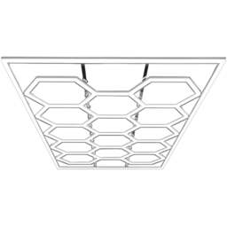 ENER-J 3200 RGBIC Dream Colour LED 255W 14 Hexagon Showroom Light - Size: 117.5 x 2.36 x 3.81cm - white - ENERJ - Wilko