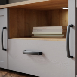 Florence Bohol Single Drawer Single Shelf 2 Door Riviera and Grey Oak LED TV Unit - Furniture To Go - Wilko - thumbnail 7
