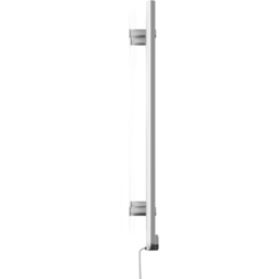 Terma Leo Chrome Electric Towel Rail with MOA Blue Element Upgrade 800 x 500mm - Size: 80 x 50 x 9cm - Silver - Wilko - thumbnail 4