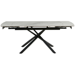 DS Living Kairo 6 Seater Extendable Dining Table Grey Concrete - Wilko - thumbnail 4