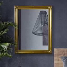MirrorOutlet Hamilton Vintage Gold Antique Wall Mirror 116 x 90cm - Wilko - thumbnail 3