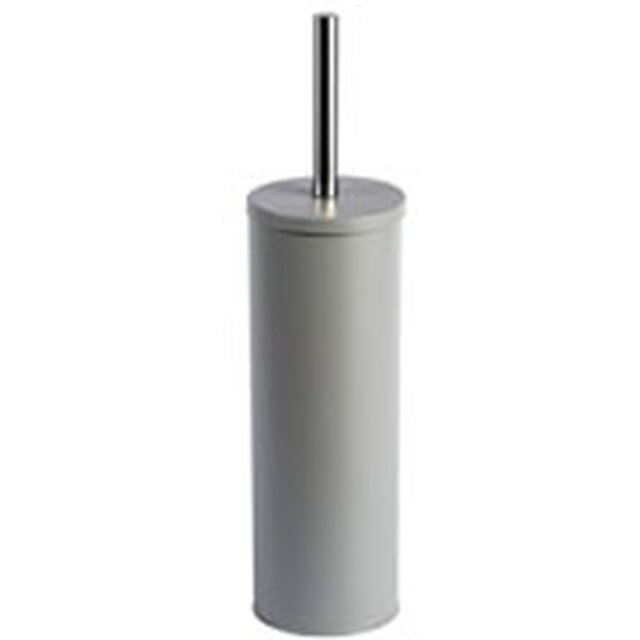 Silver Powder Coated Toilet Brush Holder - Wilko - image 1