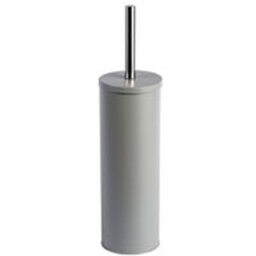 Silver Powder Coated Toilet Brush Holder - Wilko