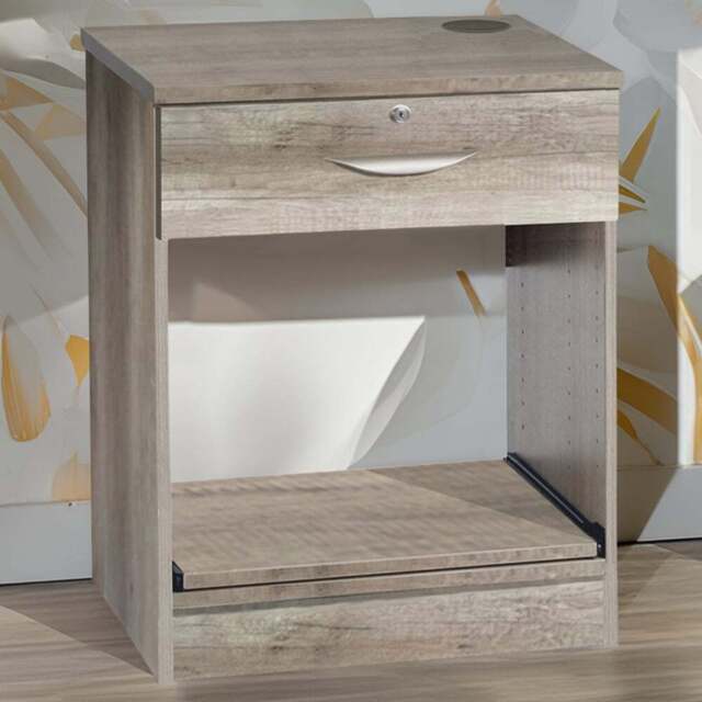 R White Cabinets Single Drawer Printer Desk Stand Grey - Size: 72.8 x 60 x 54cm - Wilko - image 1