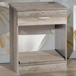 R White Cabinets Single Drawer Printer Desk Stand Grey - Size: 72.8 x 60 x 54cm - Wilko