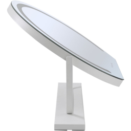 Living and Home Round Hollywood LED Lighted Vanity Makeup Mirror - Size: 38 x 40 x 10cm - White - Wilko - thumbnail 3