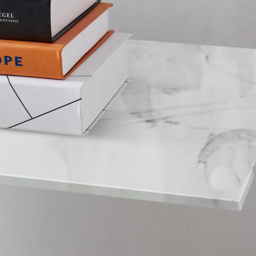 Furniturebox Tavalo White Marble Effect Console Table with Gold Legs - Size: 40 x 120 x 78cm - Wilko - thumbnail 4