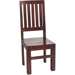 Brooklyn Nihash Toko Set of 2 Dark Mango Slat Back Chairs - Brown - Wilko - thumbnail 3