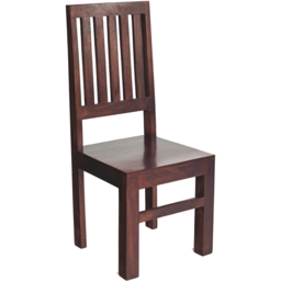 Brooklyn Nihash Toko Set of 2 Dark Mango Slat Back Chairs - Brown - Wilko - thumbnail 4