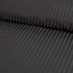 Pimlico Satin Stripe Duvet Set - Charcoal/Double - Wilko - thumbnail 5