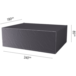 Platinum AeroCover Waterproof Garden Furniture Cover 85 x 130 x 130cm - Size: 85 x 190 x 190cm - Grey - Wilko - thumbnail 7